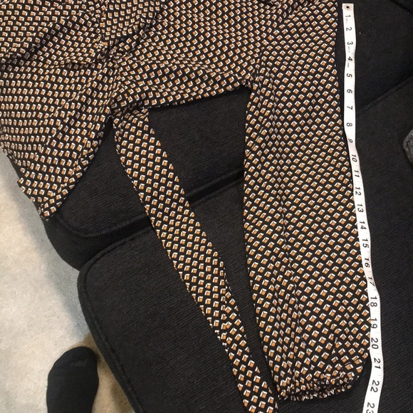 Max Studio Ruffle Wrap Front V-neck Tie Elastic Waist Long Sleeve Top-XS - Picture 9 of 11